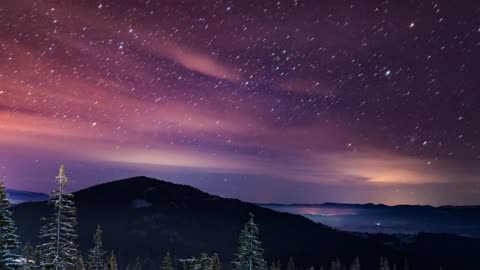 Milky Way, time-lapse