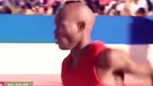 Cameraman runs faster than the athletes