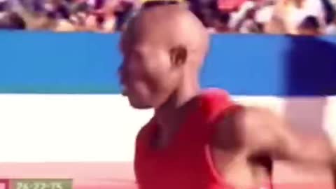 Cameraman runs faster than the athletes