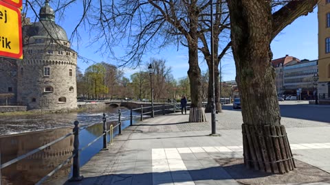 Från Trefaldighetskyrkan, Södra Strandgatan till Rudbecksgatan