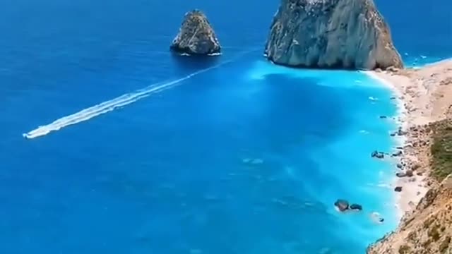 I accidentally strayed into the Shipwreck Bay on Zakynthos Island.