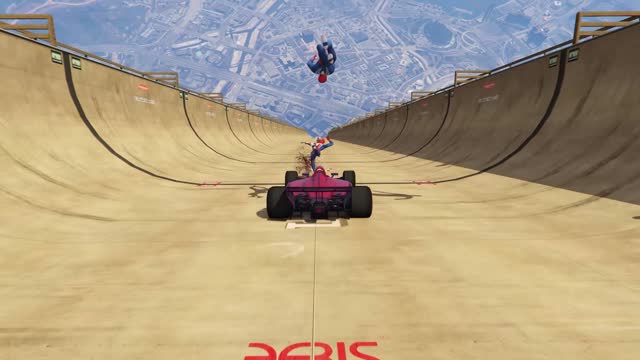 GTA 5 RED SPIDERMAN vs IRON MAN Ragdolls Fails/Jumps