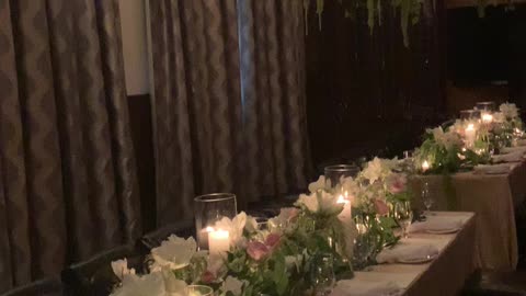 Wedding Decor at Restaurant