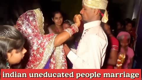 Marriage of Indian uneducated people and Marriage of Indian educated people