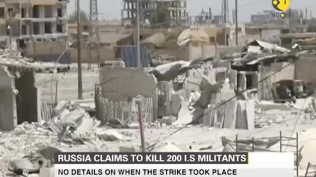 Russia claims to kill 200 ISIS militants in single air strike