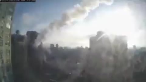 Russian missle strikes in Kyiv, Ukraine