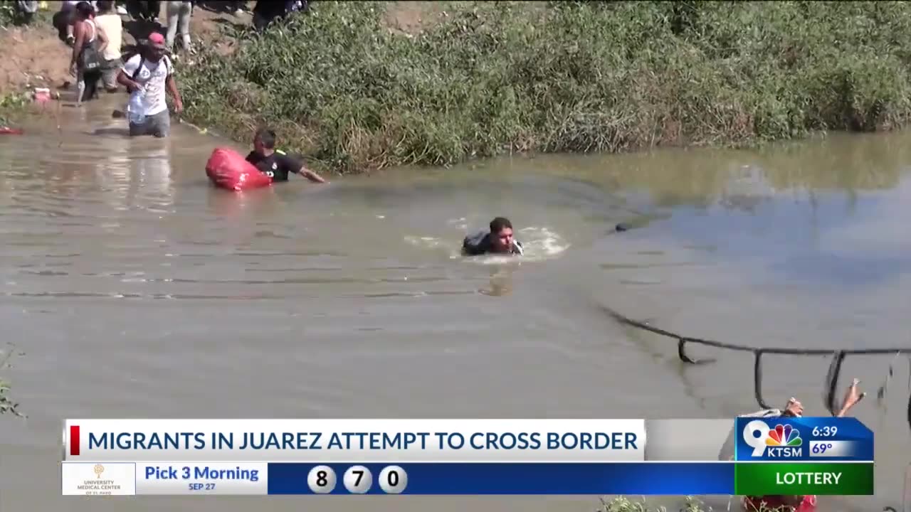 Illegals approaching Rio Grande surprised by ‘hostile’ border
