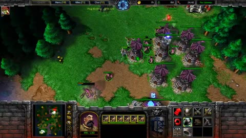 WARCRAFT 3 - TINKER PANDA TOWER RUSH VS ELF