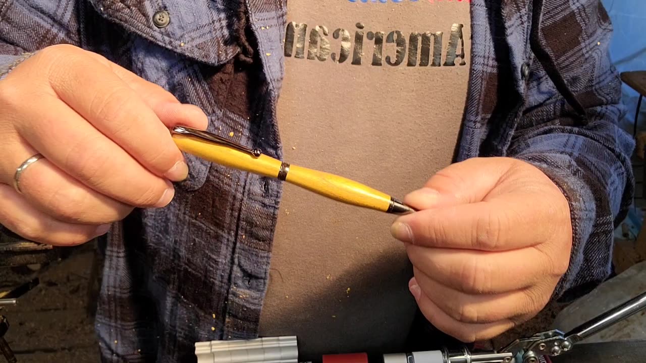 MAKING A PEN FOR THE FIRST TIME---#woodturning