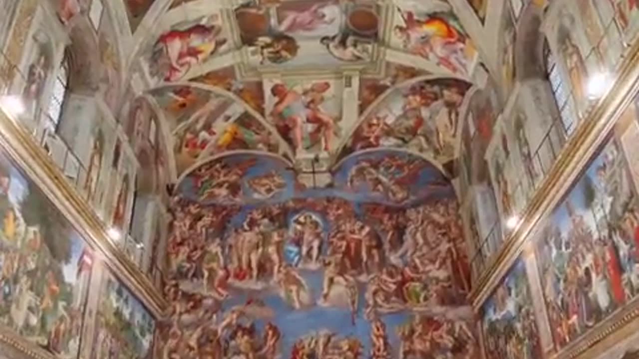 Sistine Chapel is a symbol of faith, creativity, and human achievement #short #artlovers #fineart