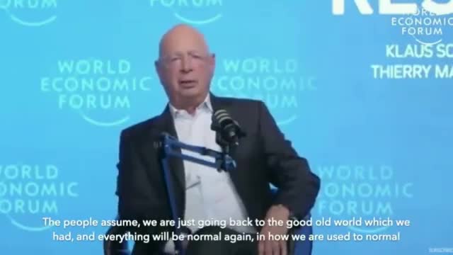 Klaus Schwab: No Normal Expected Ahead