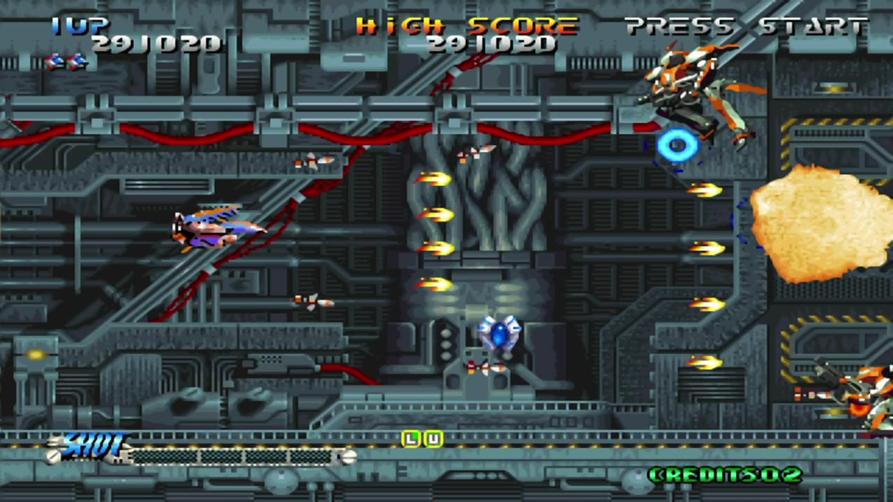 Blazing Star Stage 02 #retrogaming #nedeulers #blazingstar #arcadegame