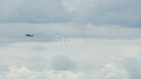 spitfire in flight