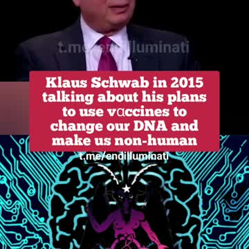 Klaus Schwab Talks About Vaccines And To Change Our DNA