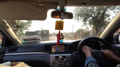 Car Drive in Bangladesh Highway