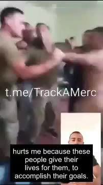 Video of a conflict between Ukrainian military and Colombian mercenaries in their barracks