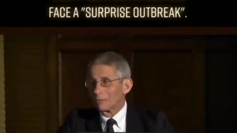 Fauci in 2017 There will be a Surprise Outbreak