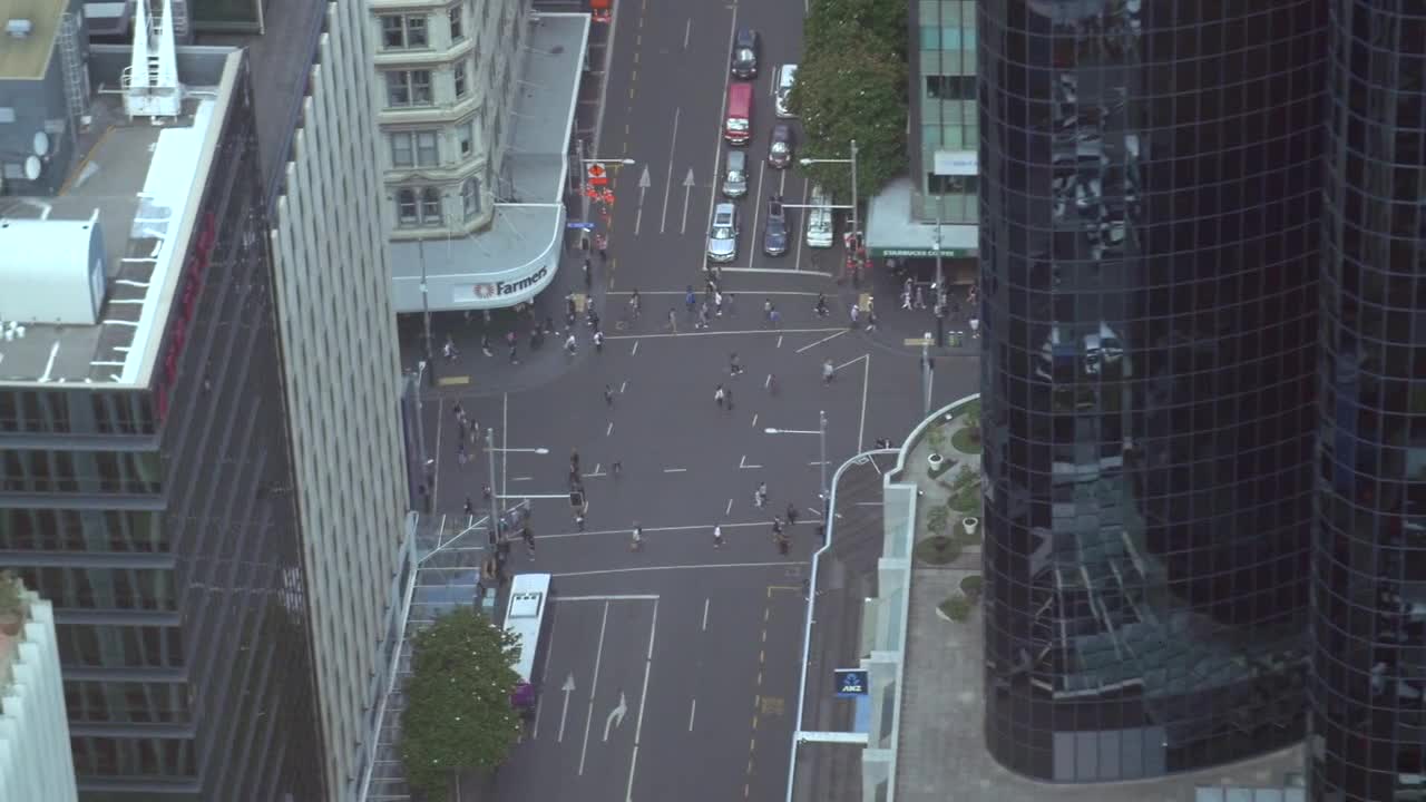 Pedestrians Crossing Road