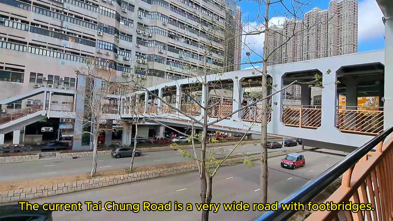 大涌道，以前是明渠。白田壩街 Tai Chung Road。Pak Tin Par Street