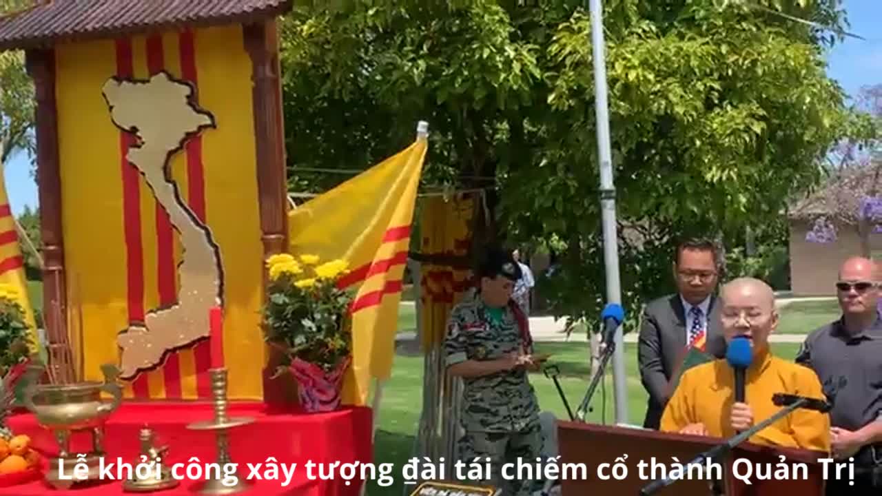 Lễ khởi công xây tượng ₫ài tái chiếm cổ thành Quản Trị Westminster California