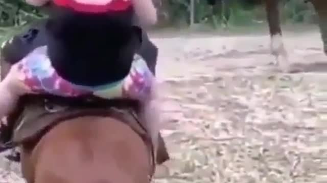 we rode out on horseback