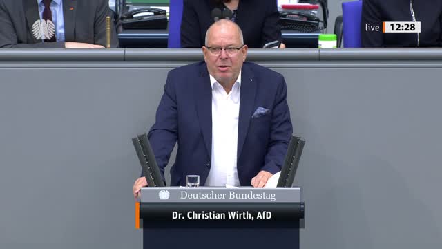 Dr. Christian Wirth Rede vom 08.04.2022 - Aufnahme ukrainischer Kriegsflüchtlinge