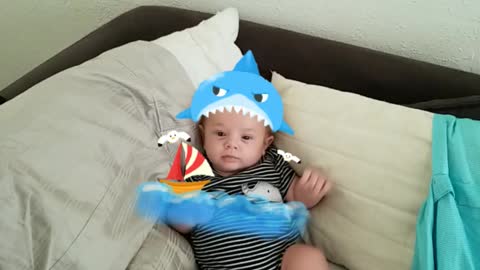 Daddy's lil shark