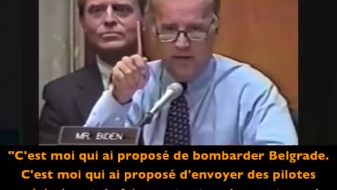 BIDEN CRIMINEL DE GUERRE DES 1999