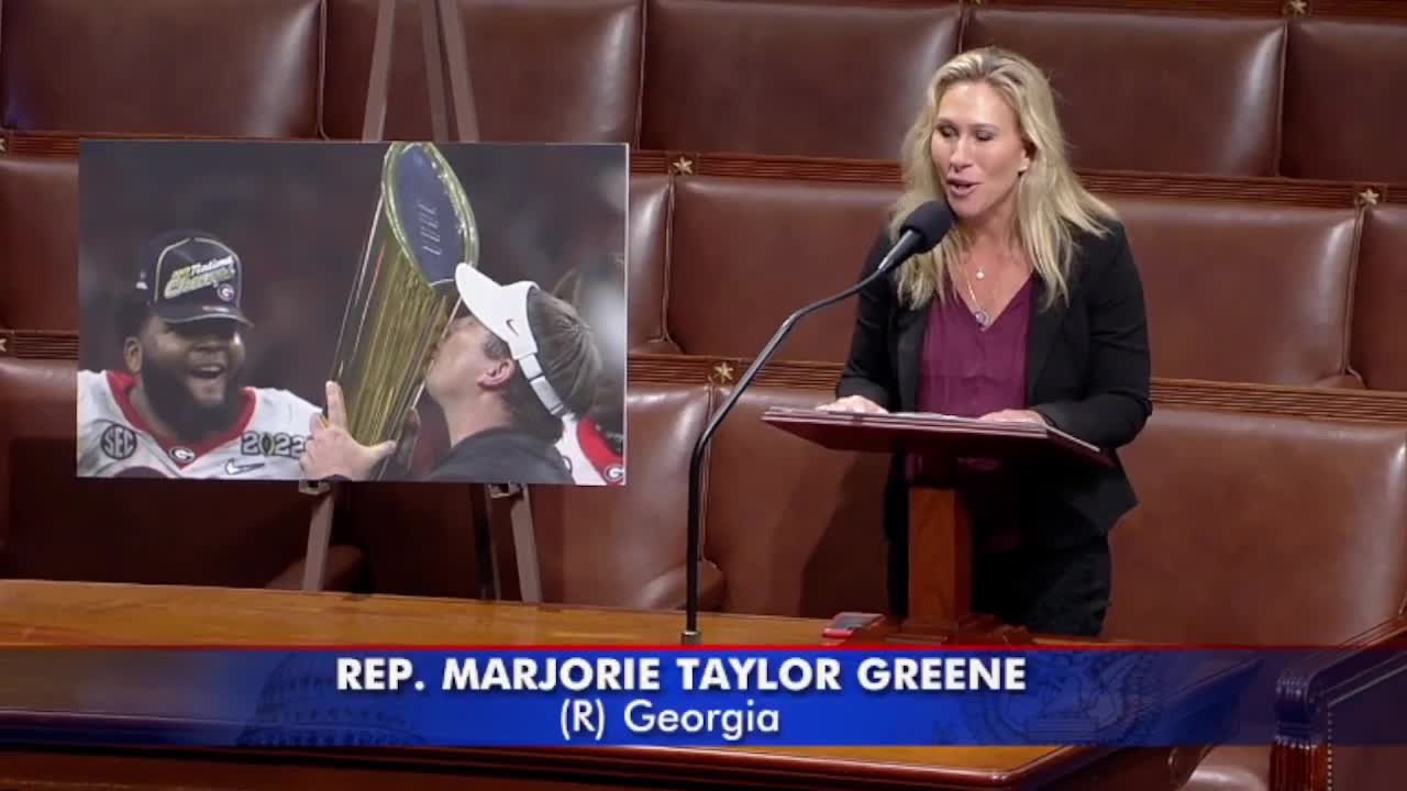 Marjorie Taylor Greene Congratulates The University Of Georgia For Winning The National Championship