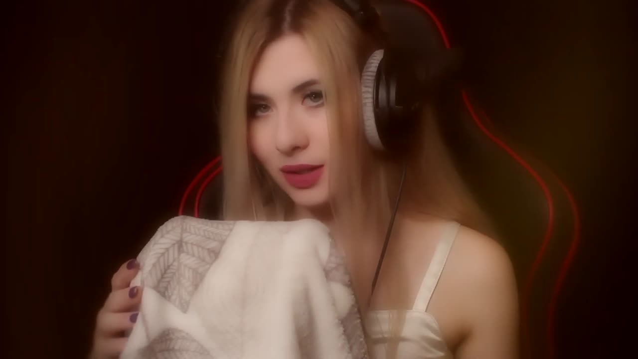 ASMR Soft Singing & Fireplace Sounds