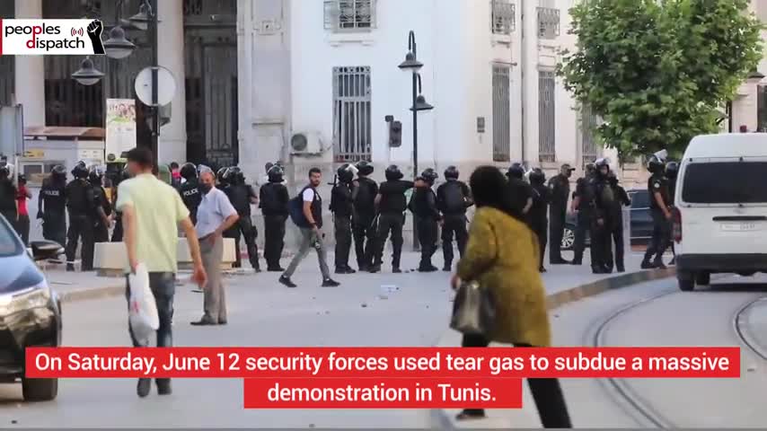 brutality turn violent in Tunisia