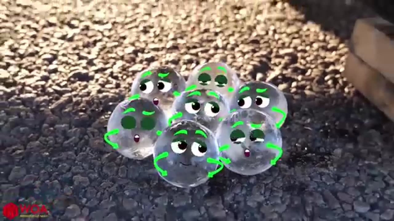 Experiment car and jelly video