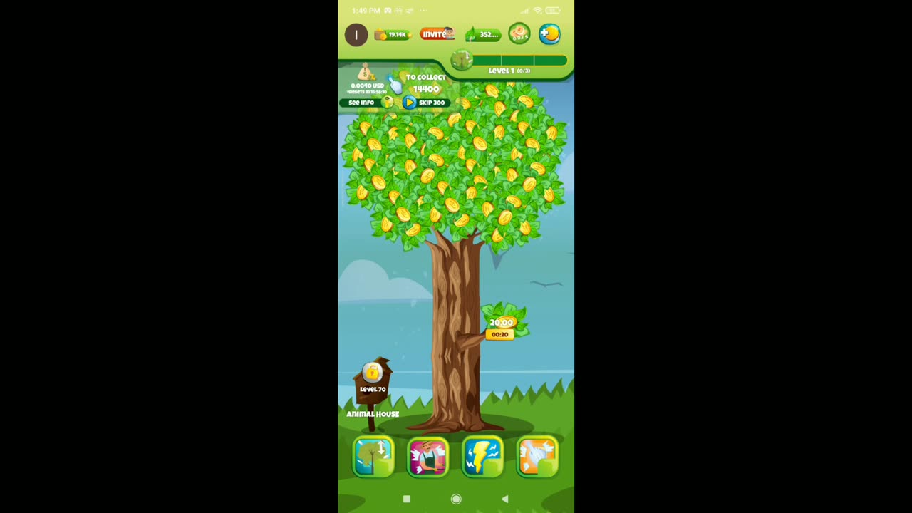 TreeClicker earn money Paypal earning app