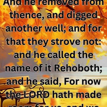 "Rehoboth: The Place of Spaciousness" Genesis 26:22