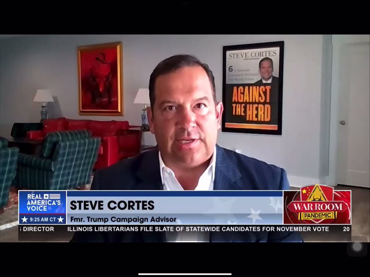 Steve Cortes says we have to wait on 2Q Numbers but there’s no doubt we are in a recession.