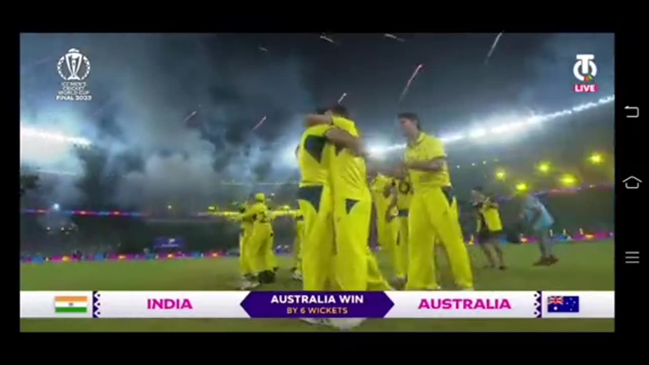 Australia are the World Champion 🏆 ICC World cup 2023