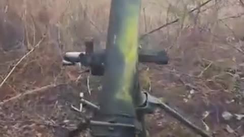 Ukrainian mortar has malfunctioning ammunition