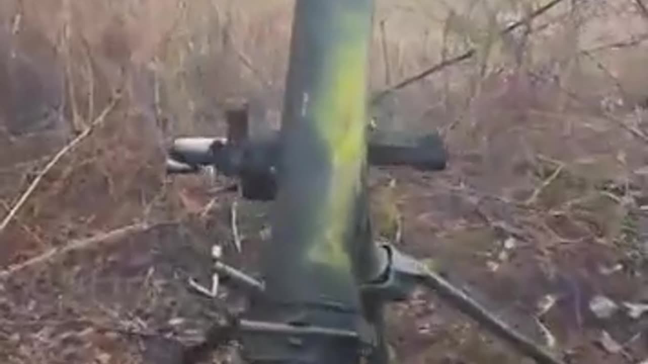 Ukrainian mortar has malfunctioning ammunition