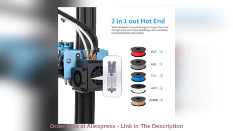 ☀️ Sovol SV02 3D Printer All-Metal Dual Extruder 280x240x300mm Touch Screen Silent Board Meanwell