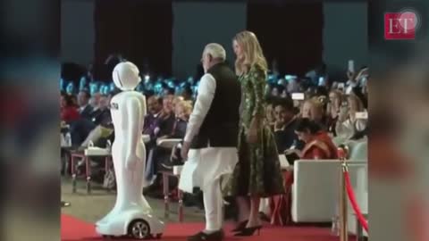 'Mitra' robot greets Ivanka Trump, PM Modi at GES 2017 - Global Entrepreneurship Summit