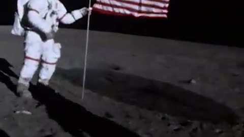 Som ET - 45 - Moon - Apollo 14 - U.S. Flag on the Moon #Shorts