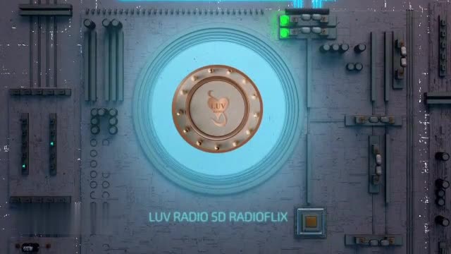 16 sec Tech Revamp Logo LUV Radio (12 Epic International Radio Stations) 5D Radioflix promo