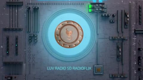 16 sec Tech Revamp Logo LUV Radio (12 Epic International Radio Stations) 5D Radioflix promo