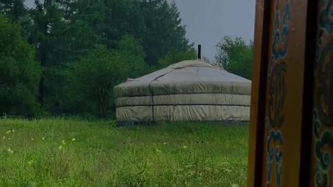 Rain in the Mongolian Steppe