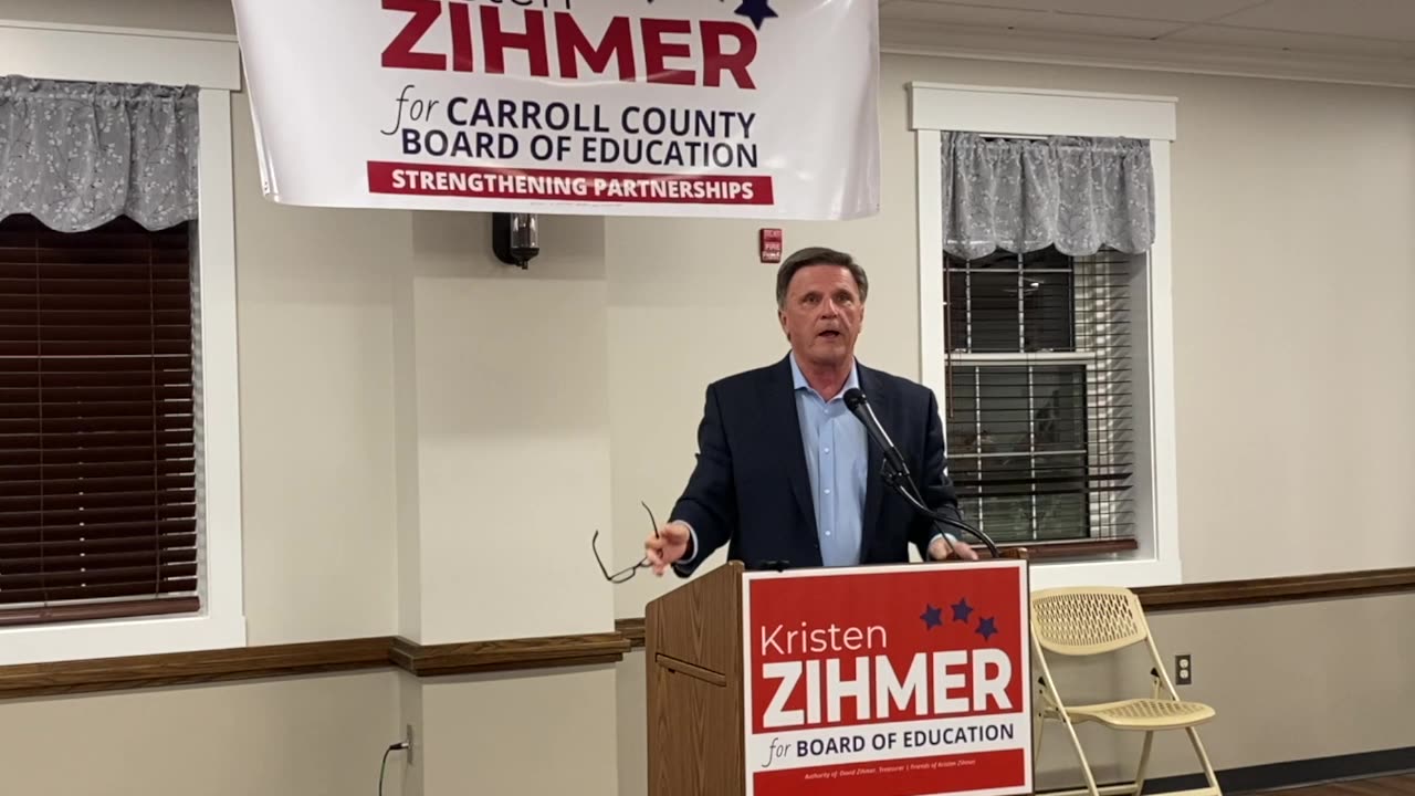 Former Governor of Maryland Bob Ehrlich at event for BOE candidate Kristen Zihmer - Pt 1