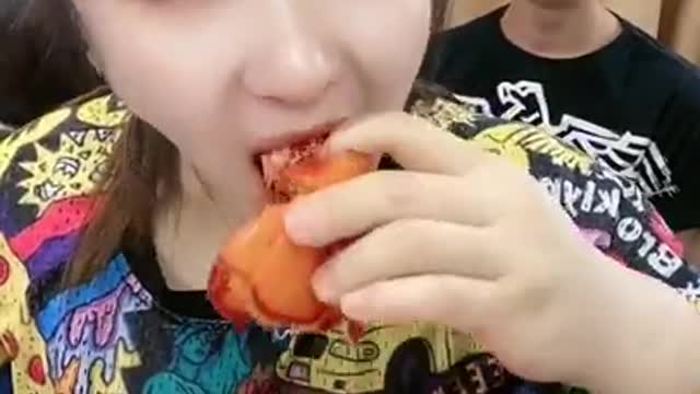 Chinese ASMR Mukbang Eating Show (OCTOPUS, LOBSTER TAIL, KING CRAB... ) #_12