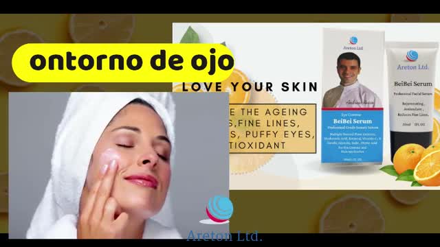 Sérum Contorno de Ojos Vitamina C + E de Areton