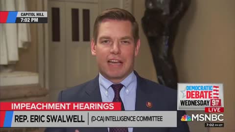 Eric Swalwell is so full of it is coming on live tv