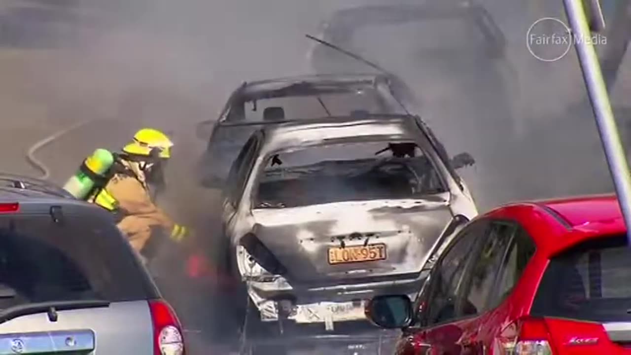 43 cars destroyed in Homebush fire