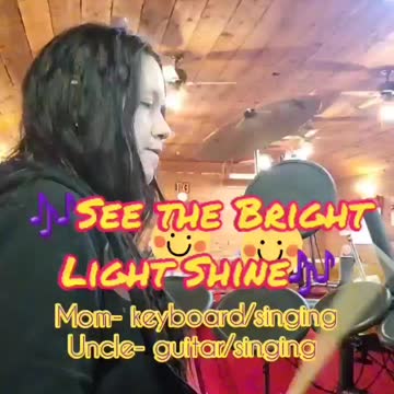 Drums. See the bright light shine